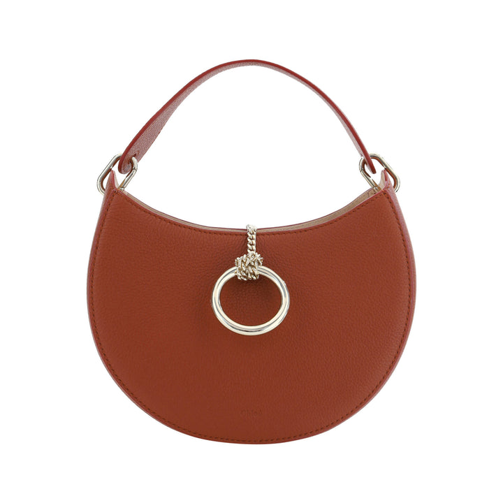 Chloé Brown Leather Small Arlène Shoulder Bag