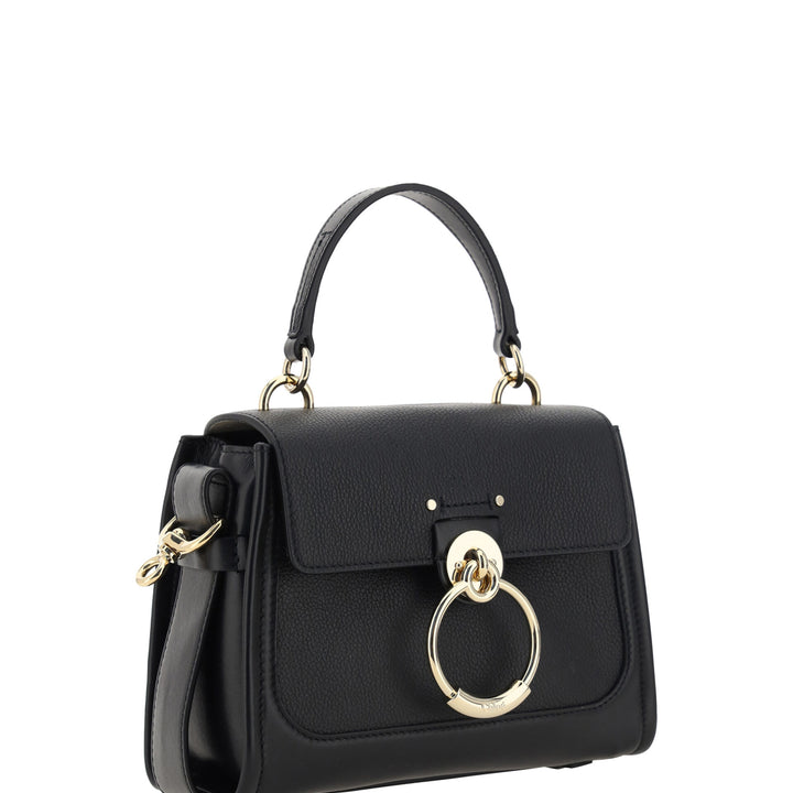 Chloé Black Calf Leather Tess Handbag