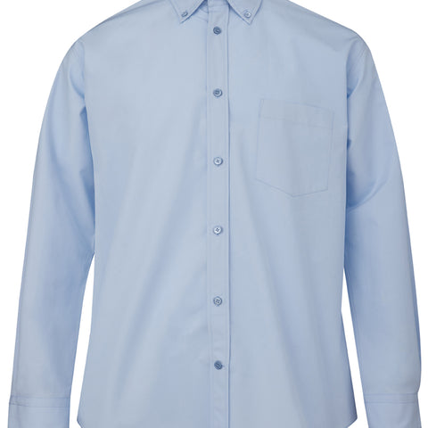 Balenciaga Cotton Blue Oxford Shirt