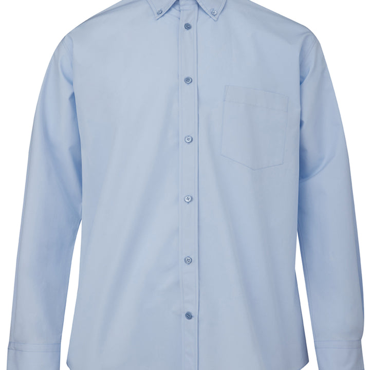 Balenciaga Cotton Blue Oxford Shirt