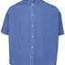 Balenciaga Blue Striped Shirt with Logo