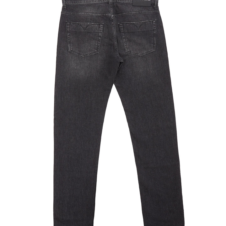 Versace Jeans Black Washed Slim Fit Jeans