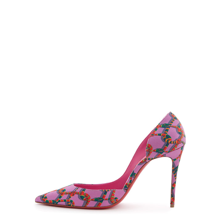 Christian Louboutin Iriza 10 Décolleté in Pink Satin