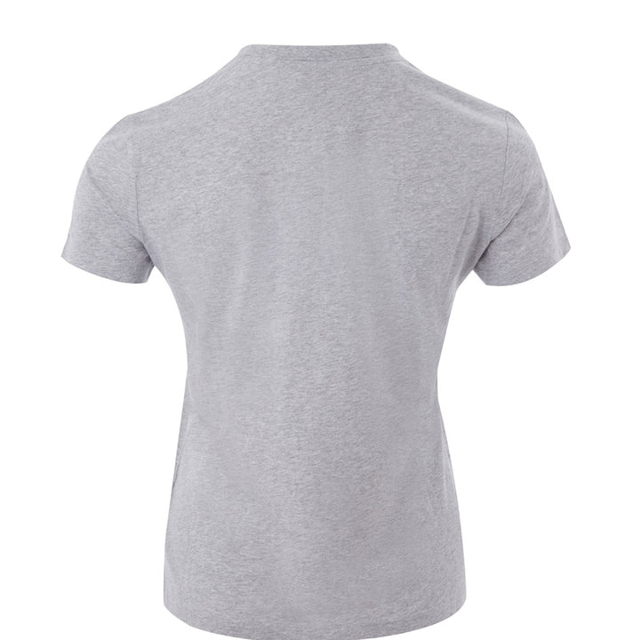 Kenzo Grey Cotton T-Shirt with Eye Front Printed