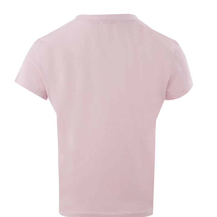 Kenzo Pink Cotton T-Shirt with Printed Tiger