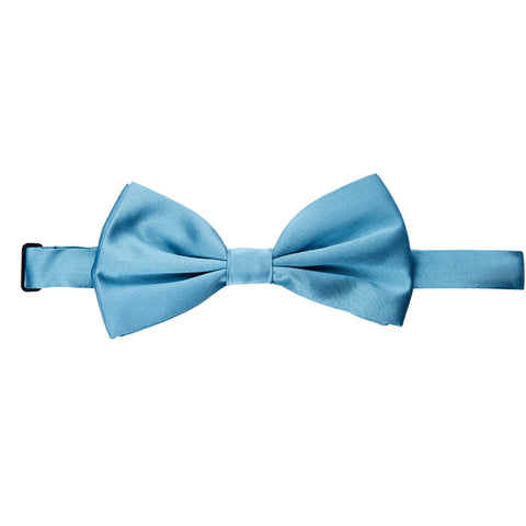 Dolce & Gabbana Blue Avio Silk Bow Tie