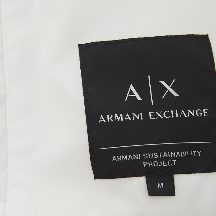 Armani Exchange Quilted White Jacket