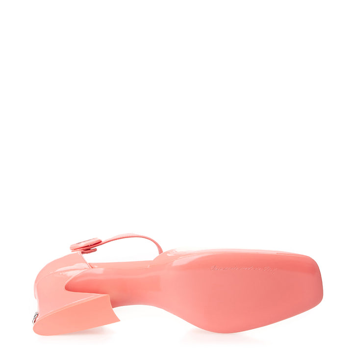 Dolce & Gabbana Pink Patent Leather Mary Jane Shoes