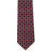 Ermenegildo Zegna Micro Printed Dark Red Silk Tie