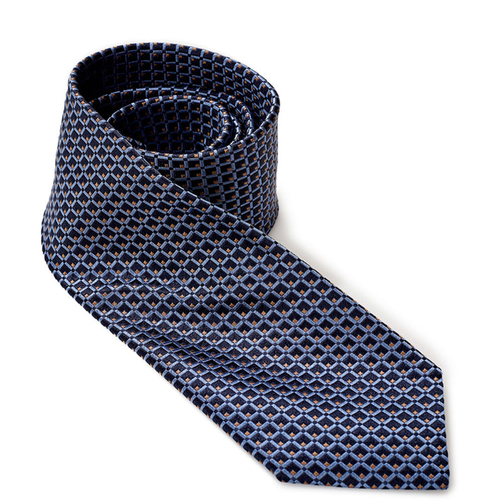 Ermenegildo Zegna Micro Printed Silk Tie