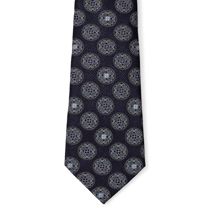 Ermenegildo Zegna Dark Grey Silk Tie