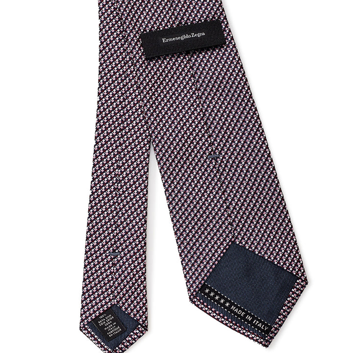 Ermenegildo Zegna Printed allover silk tie