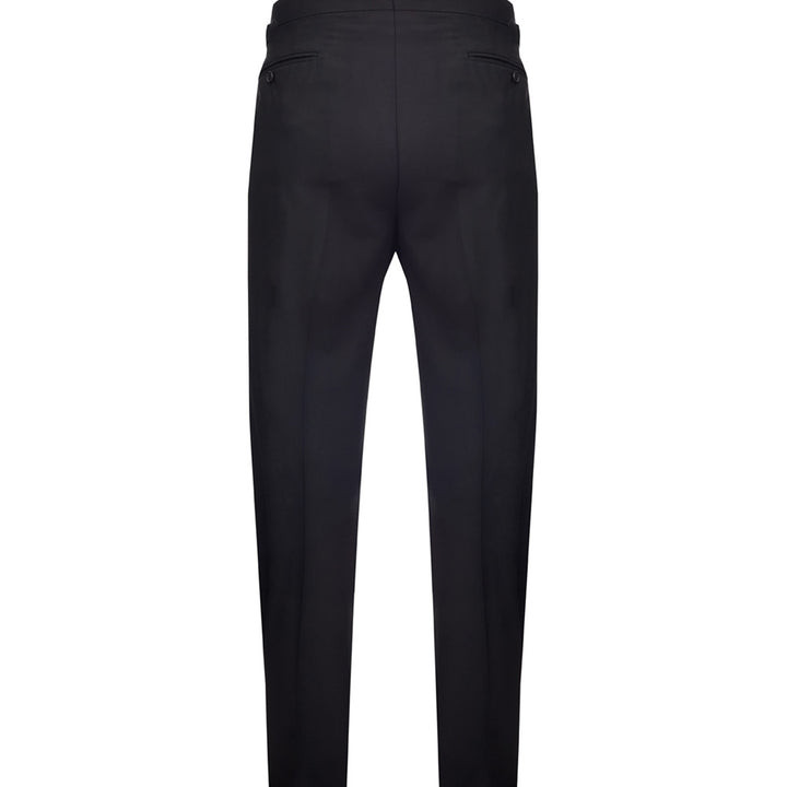 Tom Ford Black Wool Elegant Trousers