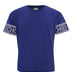 Kenzo Violet Cotton T-Shirt with Logo on Sleeves