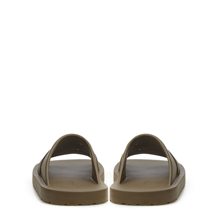 Bottega Veneta Rubber Kaki 'Flinston' Slipper