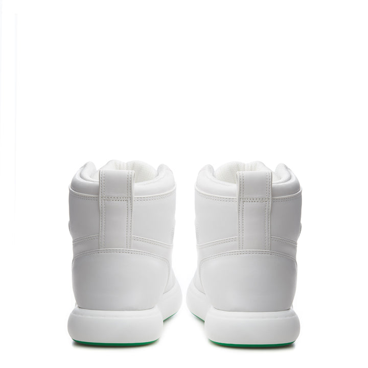 Bottega Veneta High 'Pillow' White Sneakers