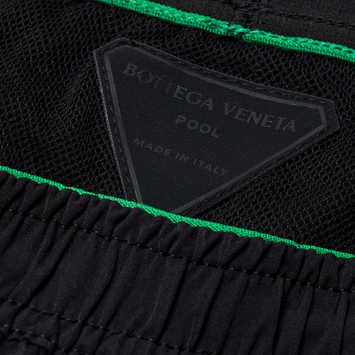 Bottega Veneta Black 'Intreccio' Swim Boxer