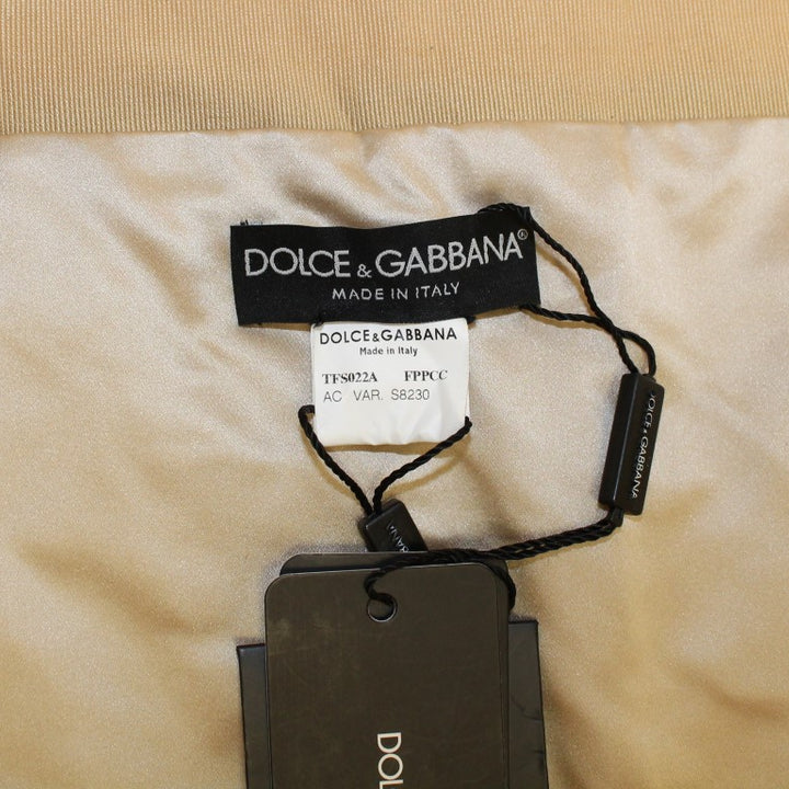 Dolce & Gabbana Beige MINK Fur Scarf Foulard Neck Wrap