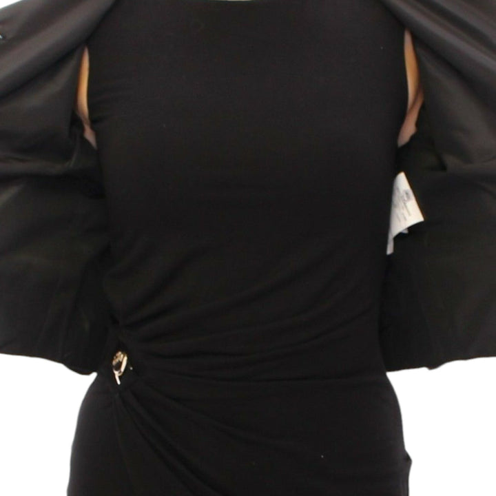 Dolce & Gabbana Black Short Bolero Shrug Jacket Coat