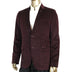 Gucci Men's 2 Buttons Wine Printed Cotton Elastane Stretch Jacket