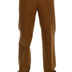 Dolce & Gabbana Brown Stretch Cotton Pants