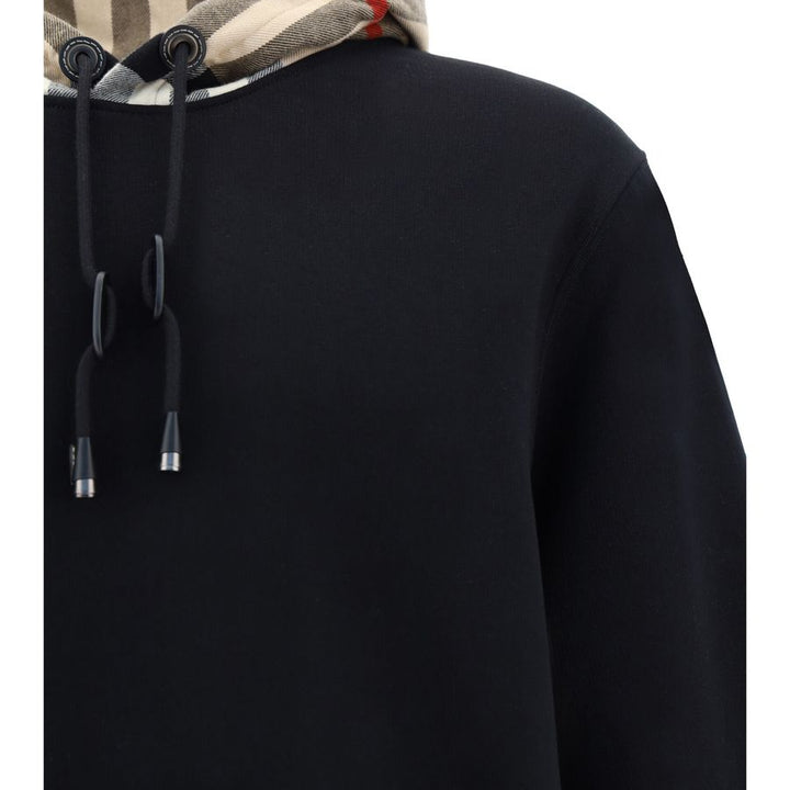 Burberry Black Cotton Samuel Hoodie Sweatshirt