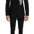 Dolce & Gabbana Black Wool Silk Saxophone Slim Fit Suit
