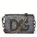 Dolce & Gabbana Silver DG Girls Swarovski Clutch Shoulder Chain Strap Bag