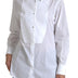 Dolce & Gabbana Cotton Collared Long Sleeves Shirt White