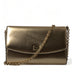 Dolce & Gabbana Metallic Gold Lambskin Leather Crossbody Mini Bag