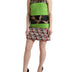 Dolce & Gabbana Apple Green Sleeveless Panelled Shift Dress