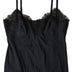 Dolce & Gabbana Black Lace Silk Sleepwear Camisole Underwear