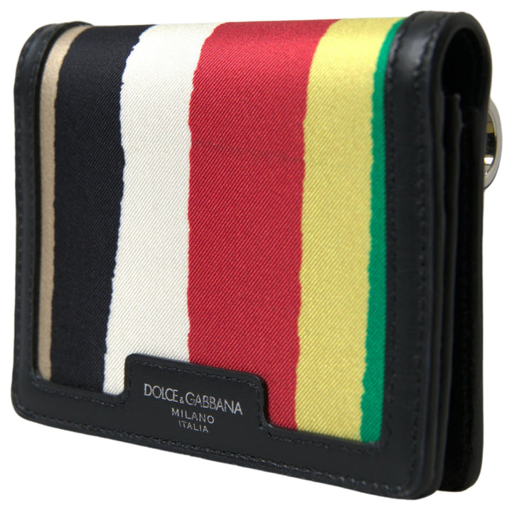 Dolce & Gabbana Multicolor Leather Shoulder Strap Card Holder Wallet