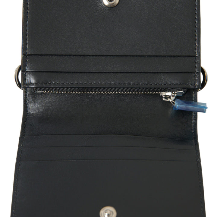 Dolce & Gabbana Multicolor Leather Shoulder Strap Card Holder Wallet