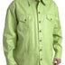 Dolce & Gabbana Green Cotton Collared Button Down Shirt