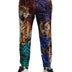 Dolce & Gabbana Multicolor Tiger Cotton Loose Denim Jeans