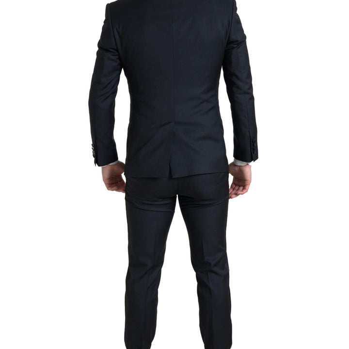 Dolce & Gabbana Black 3 Piece Single Breasted MARTINI Suit