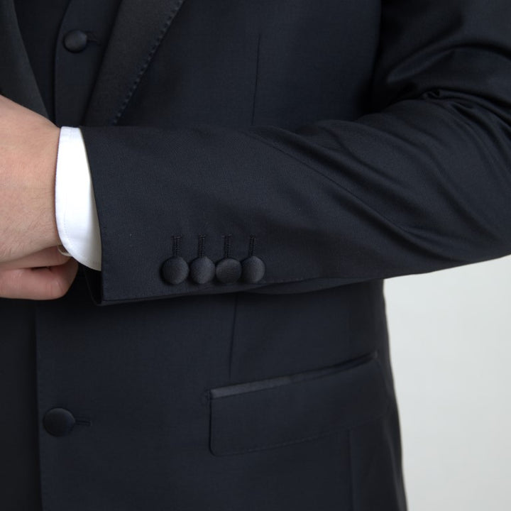 Dolce & Gabbana Black 3 Piece Single Breasted MARTINI Suit