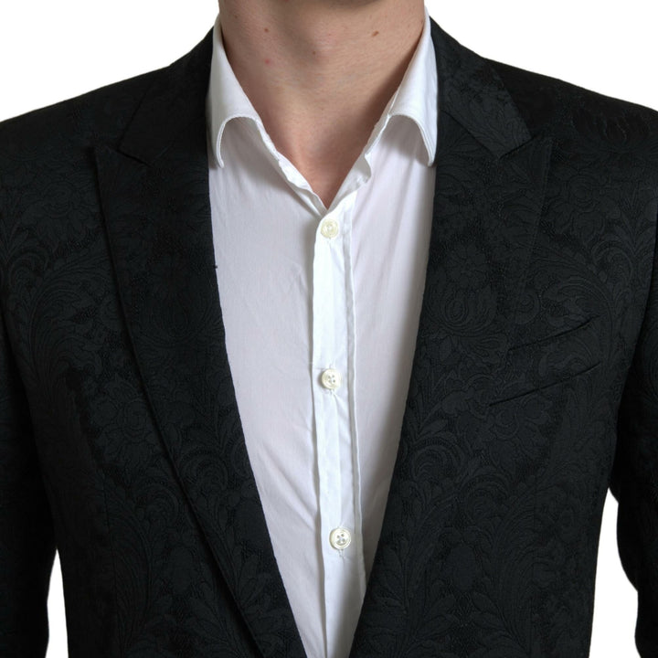 Dolce & Gabbana Black 2 Piece Single Breasted MARTINI Suit