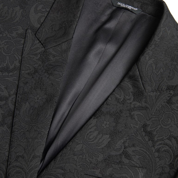 Dolce & Gabbana Black 2 Piece Single Breasted MARTINI Suit