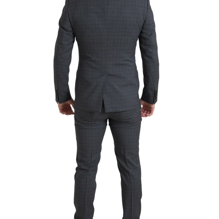 Dolce & Gabbana Gray 2 Piece Single Breasted MARTINI Suit