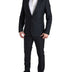 Dolce & Gabbana Black 2 Piece Single Breasted MARTINI Suit