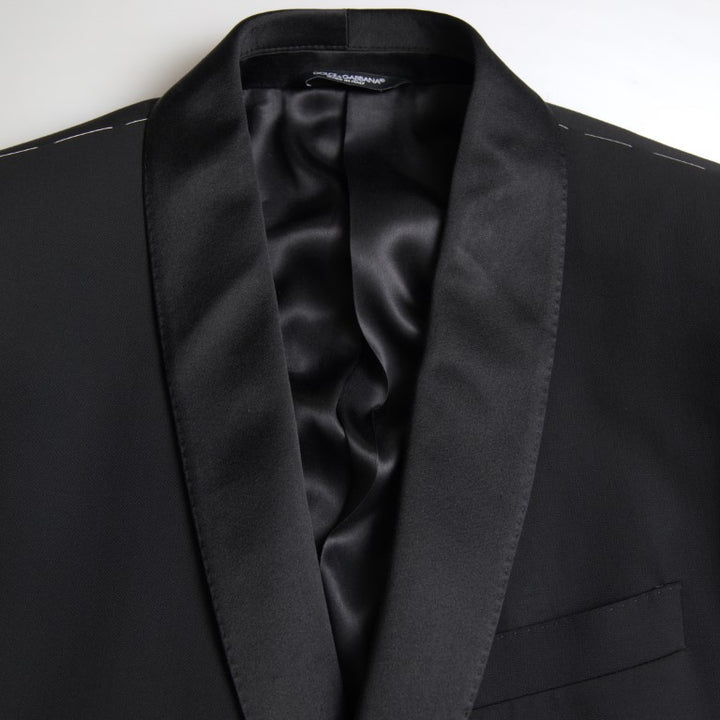 Dolce & Gabbana Black 2 Piece Single Breasted MARTINI Suit