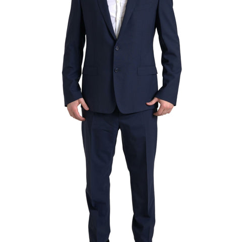 Dolce & Gabbana Blue 2 Piece Single Breasted MARTINI Suit