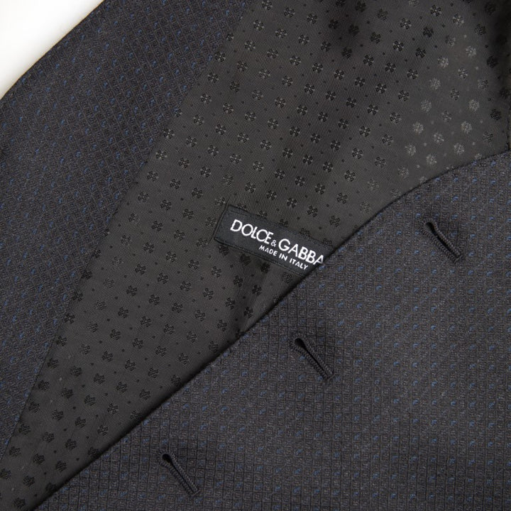 Dolce & Gabbana Black 3 Piece Single Breasted MARTINI Suit