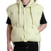 Dolce & Gabbana Yellow Nylon Hooded Short Sleeves Jacket