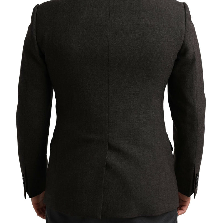 Dolce & Gabbana Dark Gray MARTINI Slim Formal Jacket Blazer