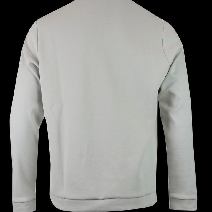 Hugo Boss Beige Cotton Round Neck Sweatshirt