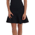 Dolce & Gabbana Black Blue Flare Mini Dress