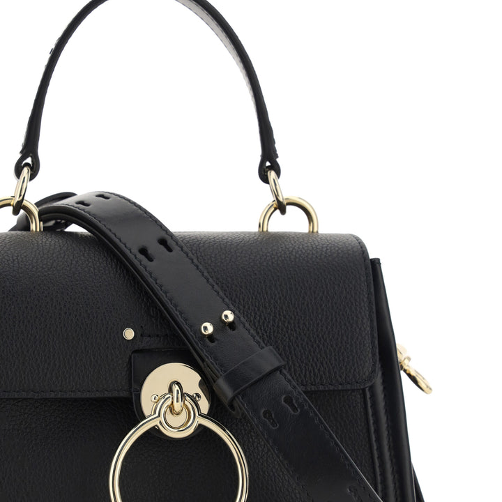 Chloé Black Calf Leather Tess Handbag